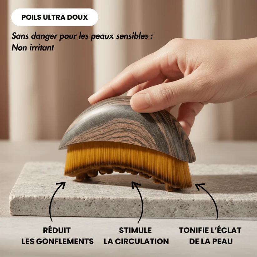 Ilfozen™ – Brosse de Drainage Lymphatique pour le Visage