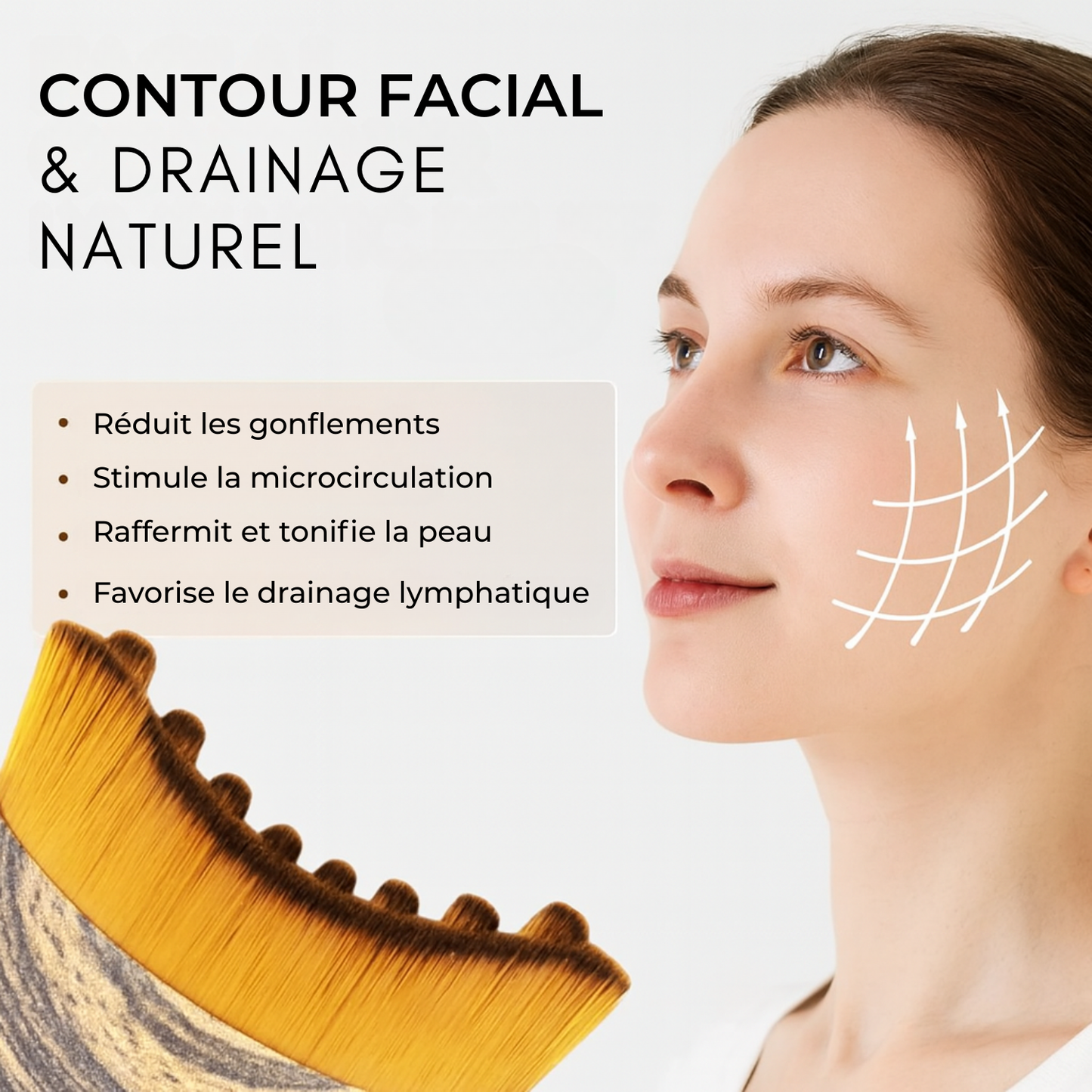 Ilfozen™ – Brosse de Drainage Lymphatique pour le Visage -60%